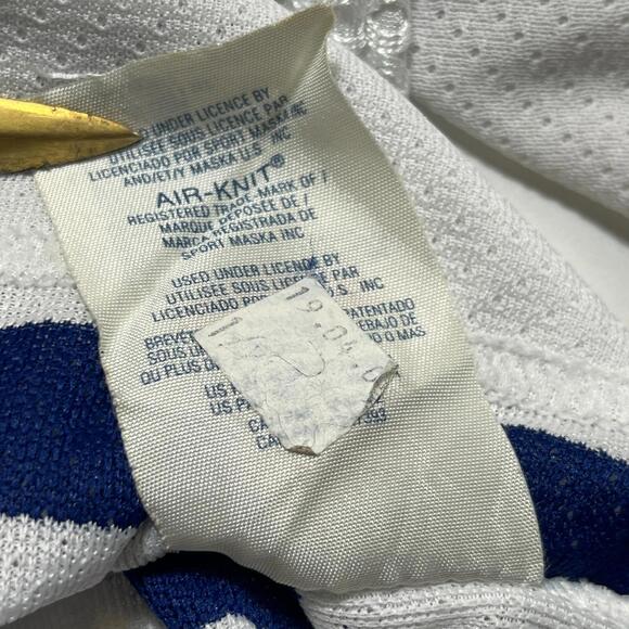 Vintage 90s NHL Toronto Maple Leafs CCM White Jersey Kids Size XL - Picture 13 of 15